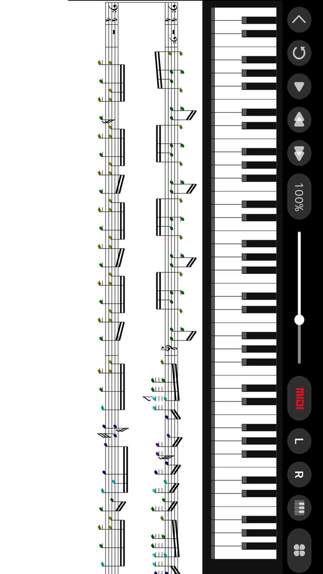 MIDI五线谱